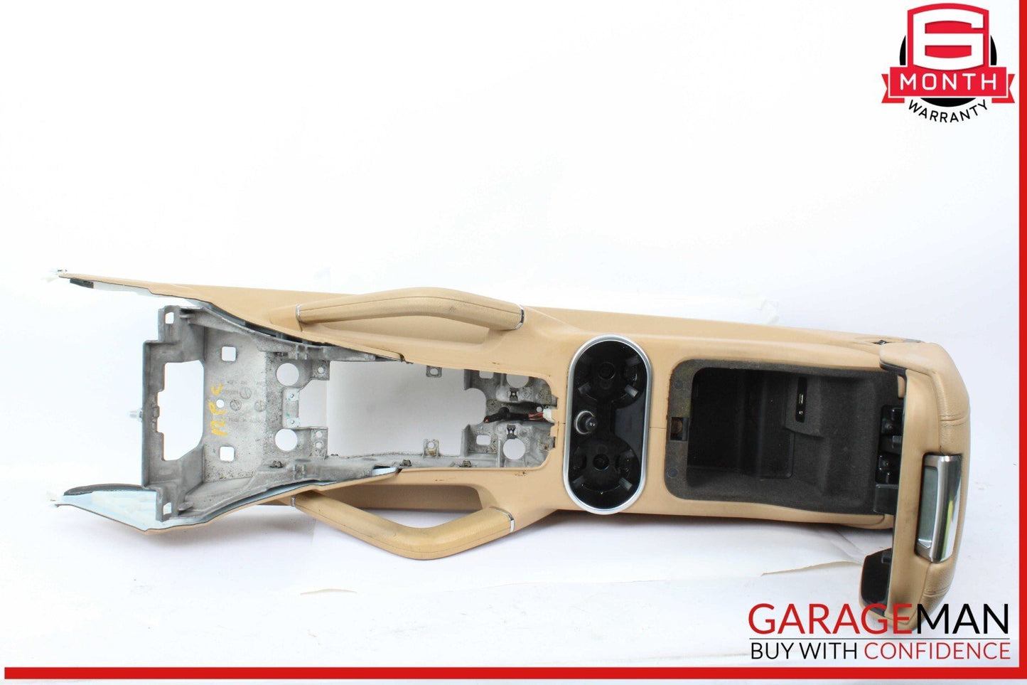 11-18 Porsche Cayenne S 958 Center Console Arm Rest Storage Frame OEM