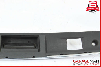 08-14 Mercedes W204 C250 Trunk Lid Tailgate Handle Trim Cover Panel Assembly