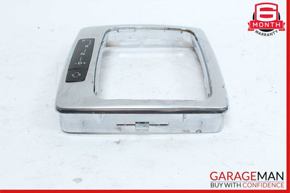 08-14 Mercedes W204 C350 E350 Center Console Shift Shifter Bezel Trim Silver OEM
