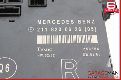 03-09 Mercedes W211 E350 E550 Front Right Passenger Door Control Module Unit
