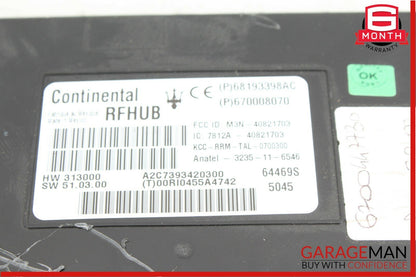 14-18 Maserati Quattroporte Remote Start Passive Entry Module 670008070 OEM