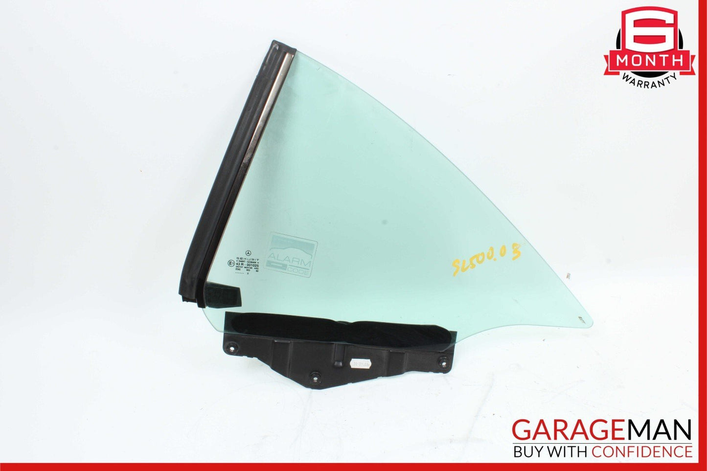 03-12 Mercedes R230 SL500 SL55 AMG Rear Right Side Quarter Window Glass OEM