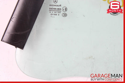 12-20 Mercedes R172 SLK350 Rear Right Side Door Quarter Window Glass OEM