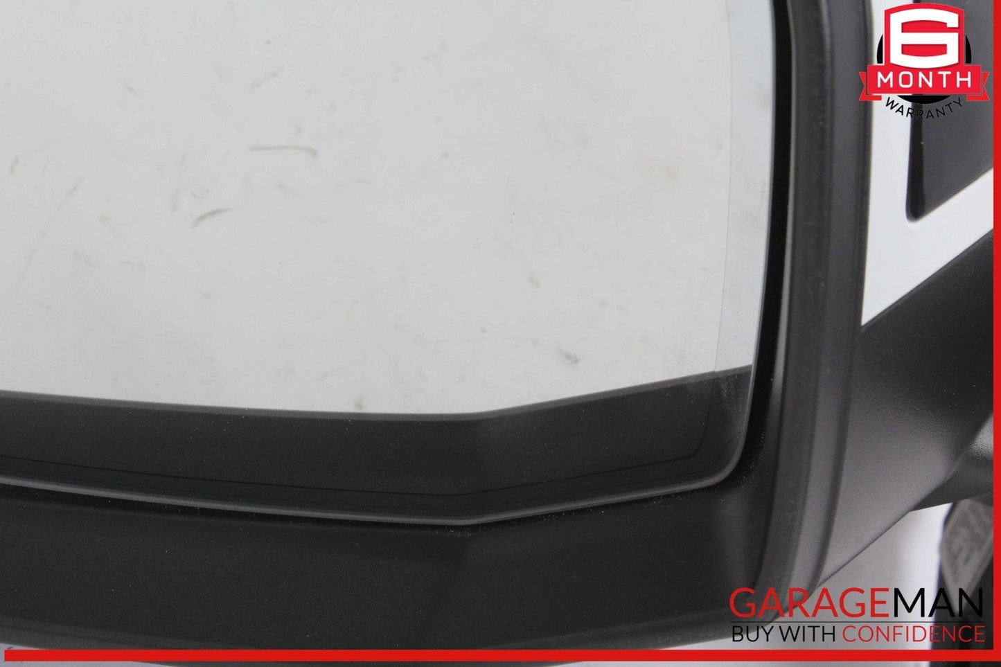 17-19 Audi Q7 Front Left Driver Side Door Rear View Mirror White 4M1857409AG OEM