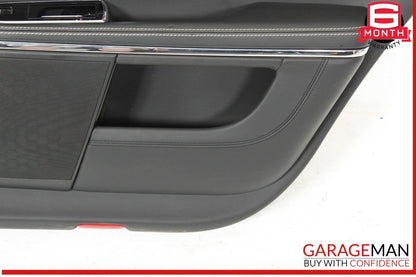 10-19 Jaguar XJ Rear Right Passenger Side Door Panel Cover Black OEM