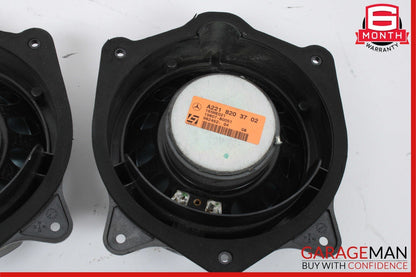 07-09 Mercedes W221 S550 S600 S63 AMG Rear Door Audio Sound Speaker Set of 2 Pc