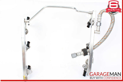 05-12 Mercedes W221 S400 Hybrid SLK300 Fuel Injector Rail w/ Fuel Injectors OEM