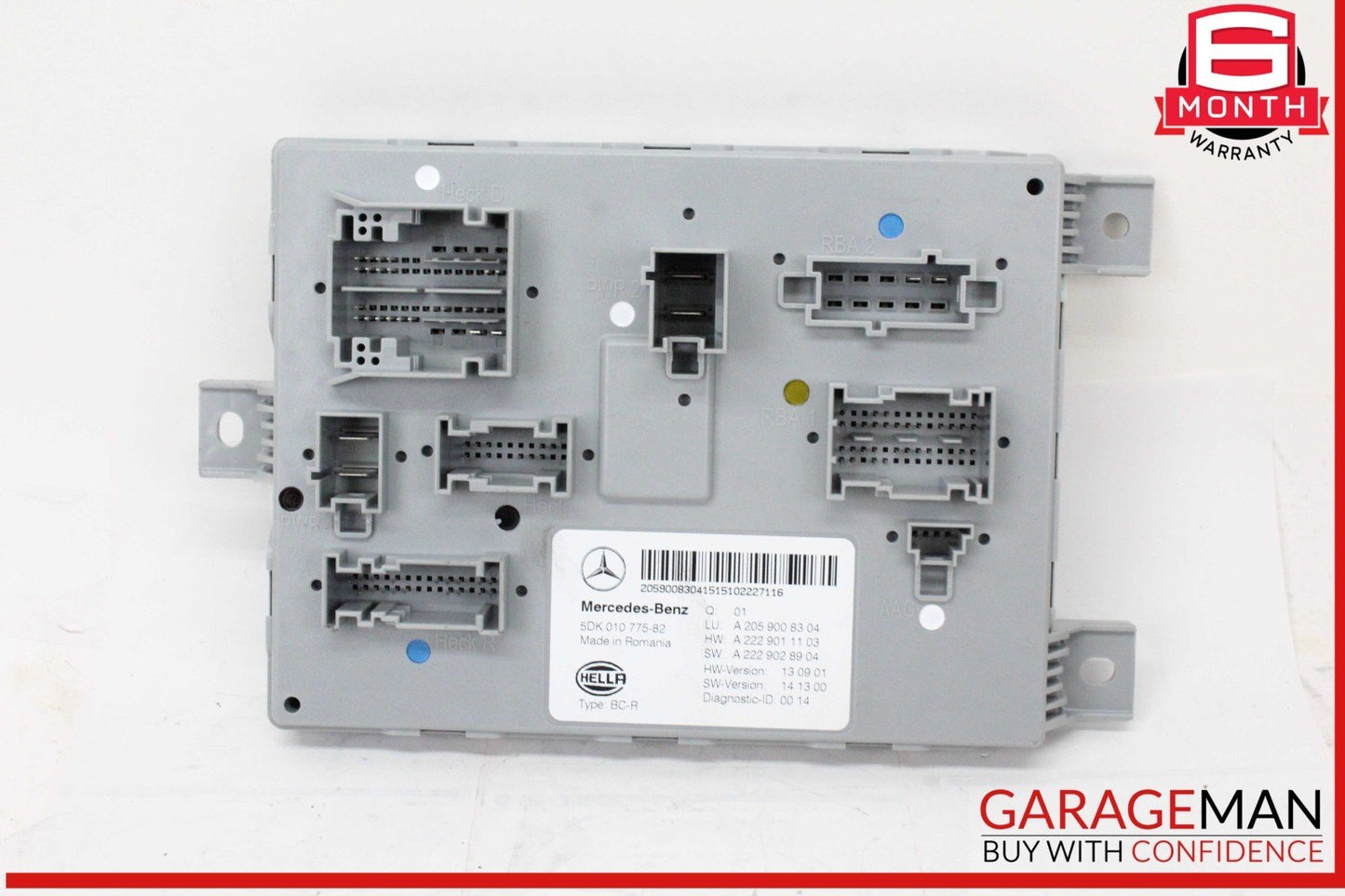 15-18 Mercedes W205 C300 C400 C350e Rear Trunk SAM Control Module Unit OEM