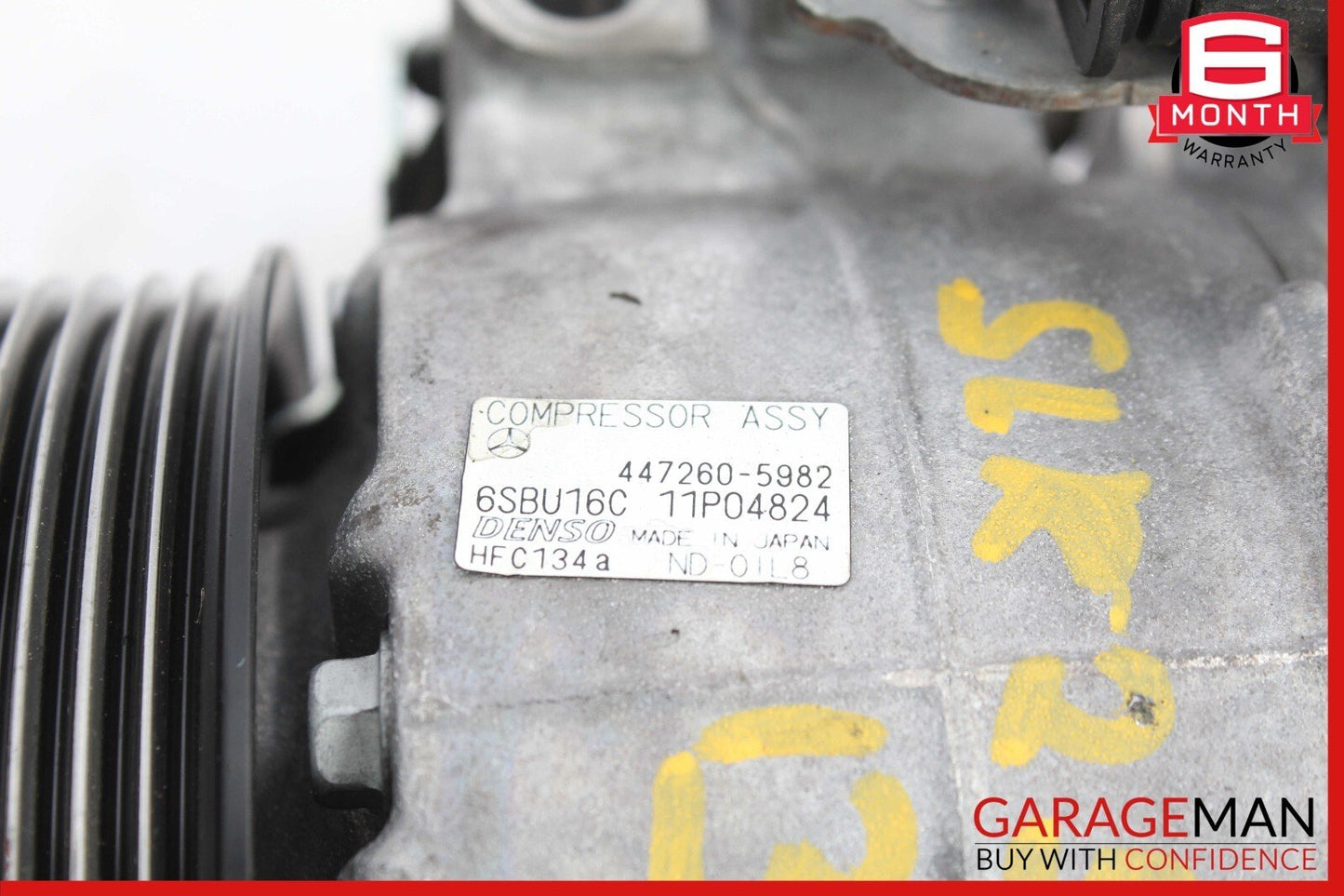 12-15 Mercedes R172 SLK250 1.8L M271 A/C AC Air Conditioning Compressor Pump OEM