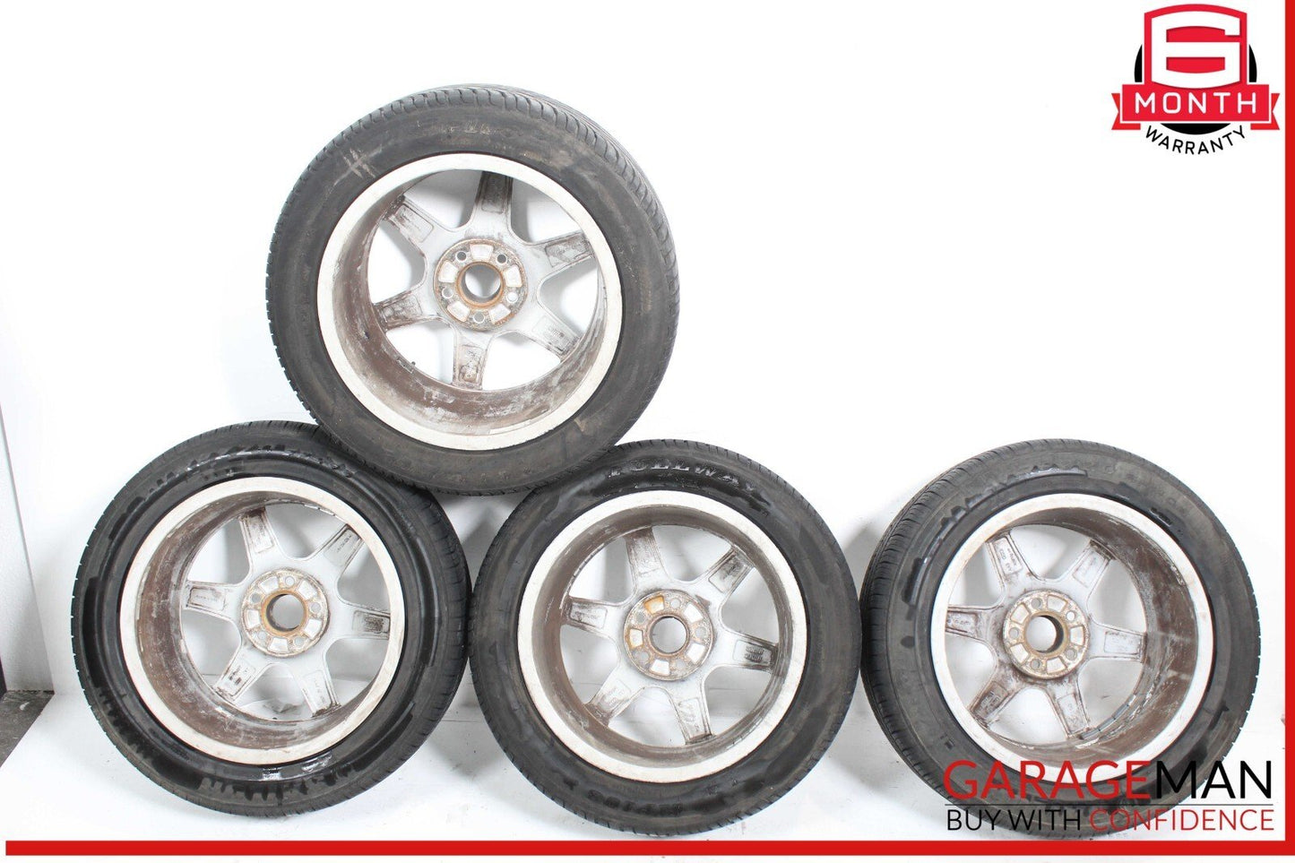 09-11 Audi A4 Complete Wheel Tire Rim Set of 4 Pc 7.5 x 17 OEM