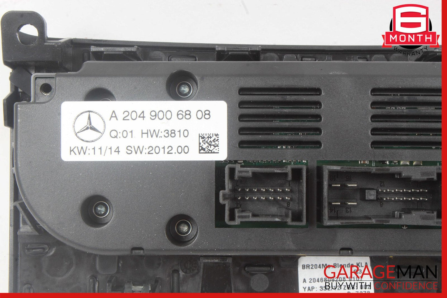 12-14 Mercedes W218 CLS500 C250 AC A/C Climate Heater Switch Control Panel OEM