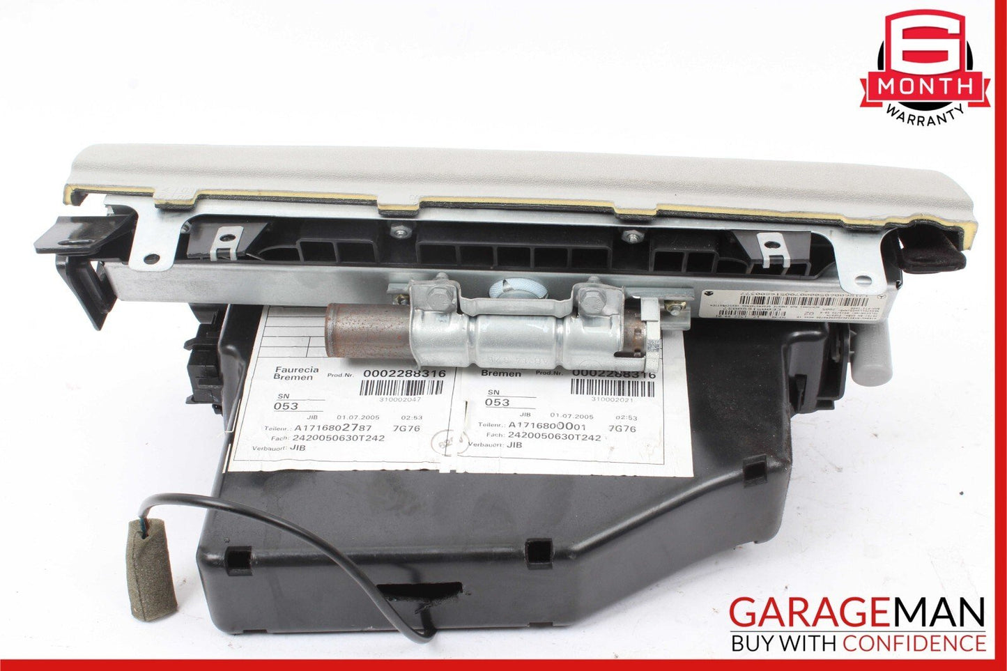 05-11 Mercedes R171 SLK350 Dash Glove Box Storage Tray Compartment Gray OEM