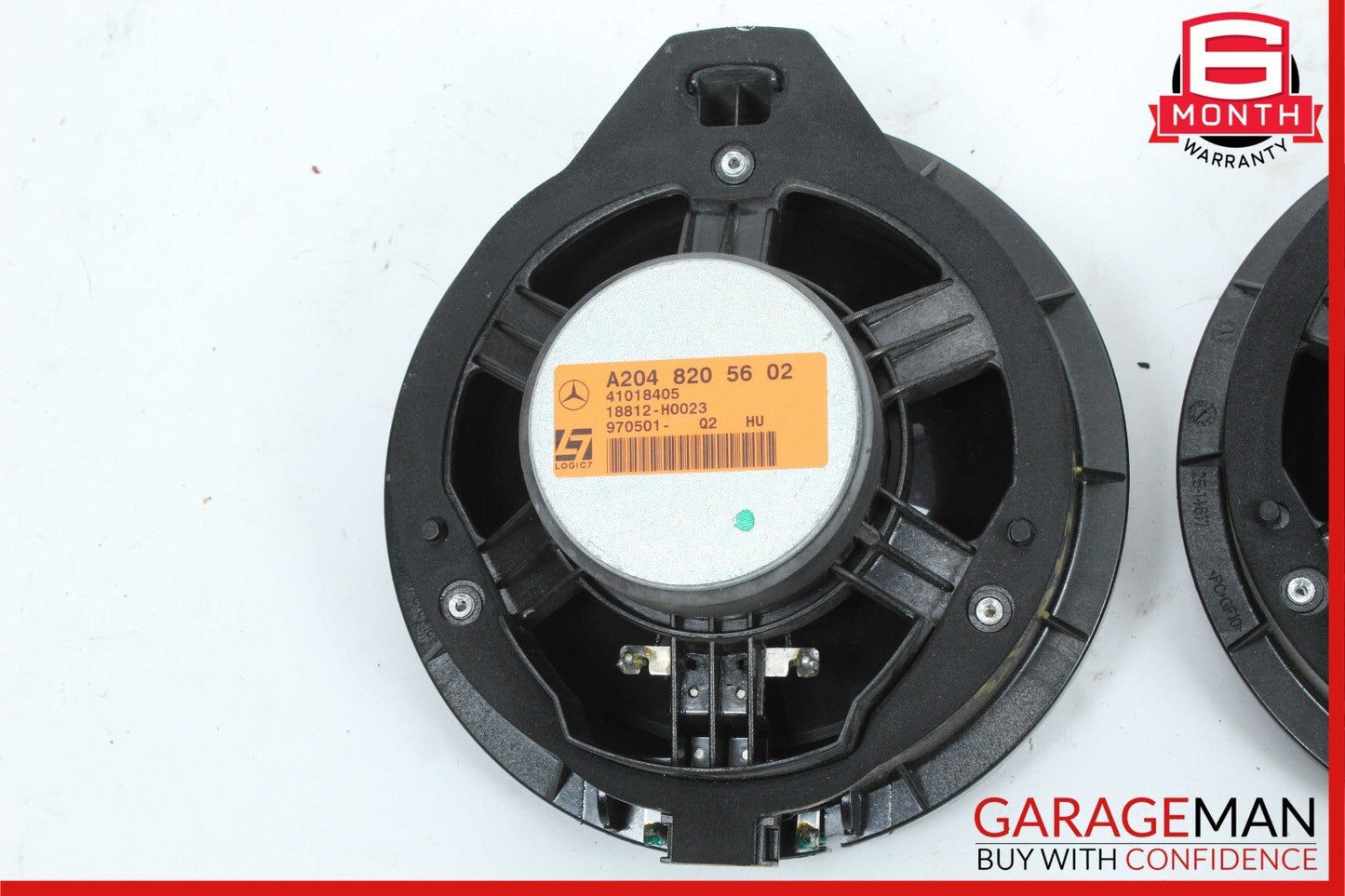 08-18 Mercedes W204 C250 C300 C350 Door Audio Speaker Logic 7 Set of 2 OEM