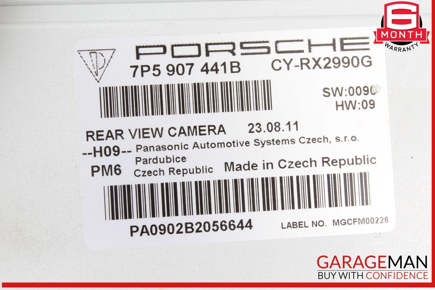 11-17 Porsche Cayenne S 958 Rear View Camera Control Module Unit 7P5907441B OEM