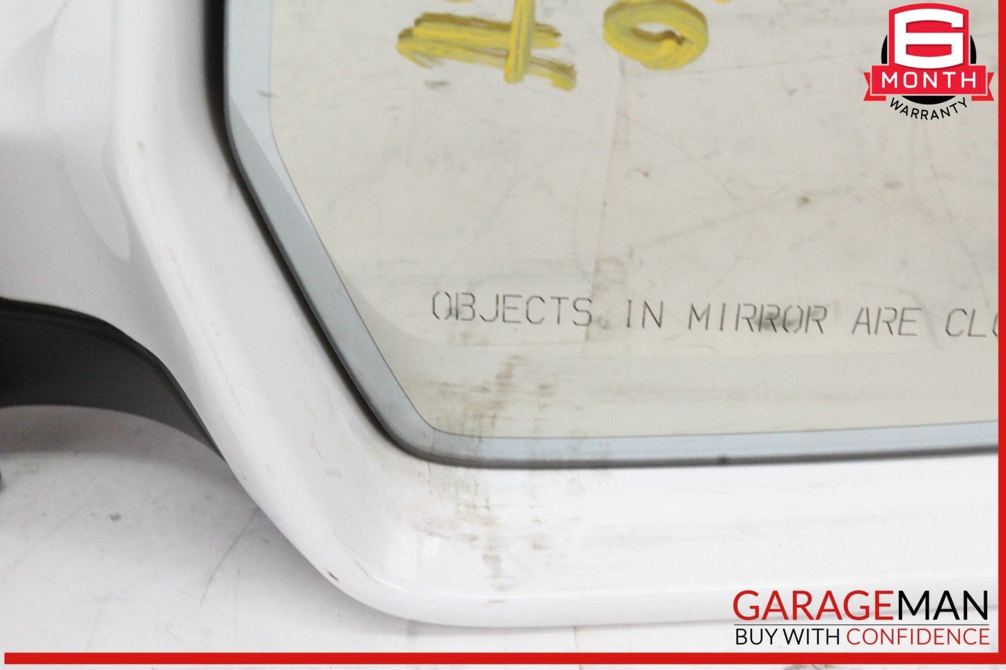 09-16 Audi A4 Front Right Passenger Side Door Rear View Mirror White OEM