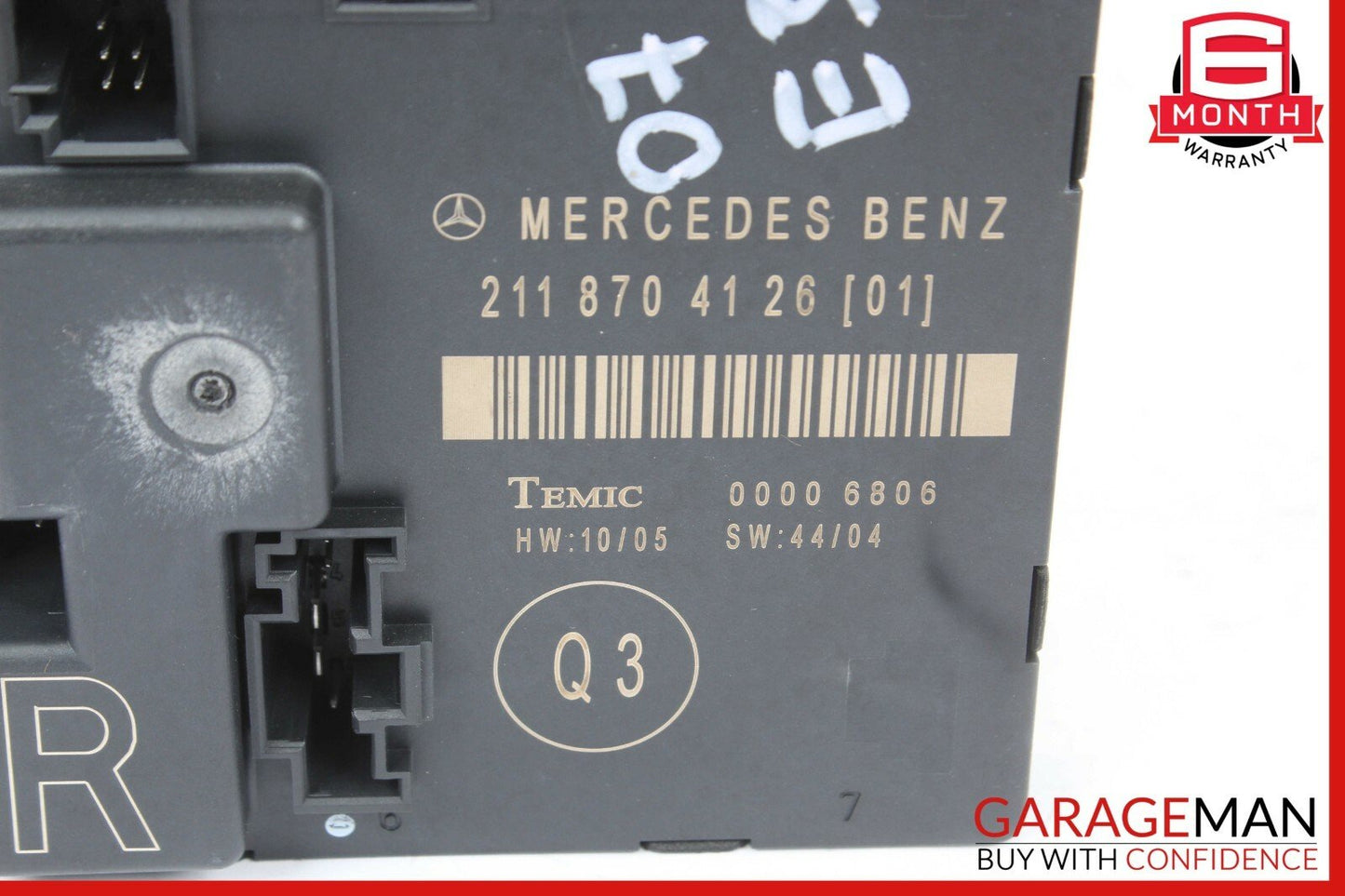 03-09 Mercedes W211 E350 E500 E63 AMG Rear Right Side Door Control Module Unit