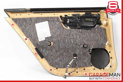 07-09 Mercedes W221 S550 S63 AMG Rear Right Side Interior Door Panel Black OEM