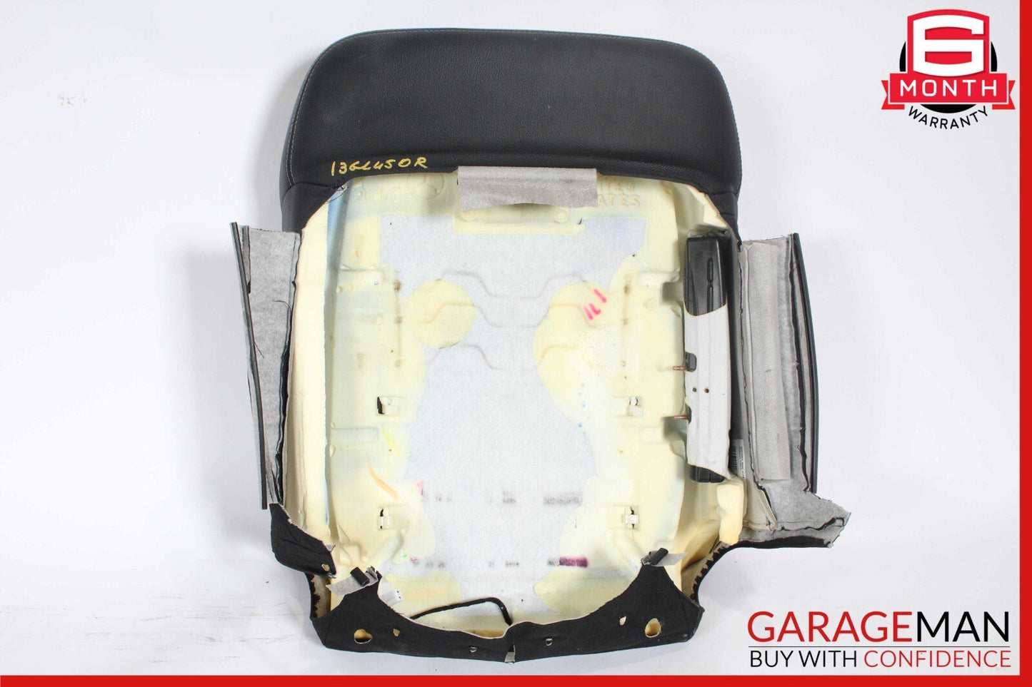 13-16 Mercedes X166 GL450 Front Right Side Top Upper Seat Cushion Cover Black