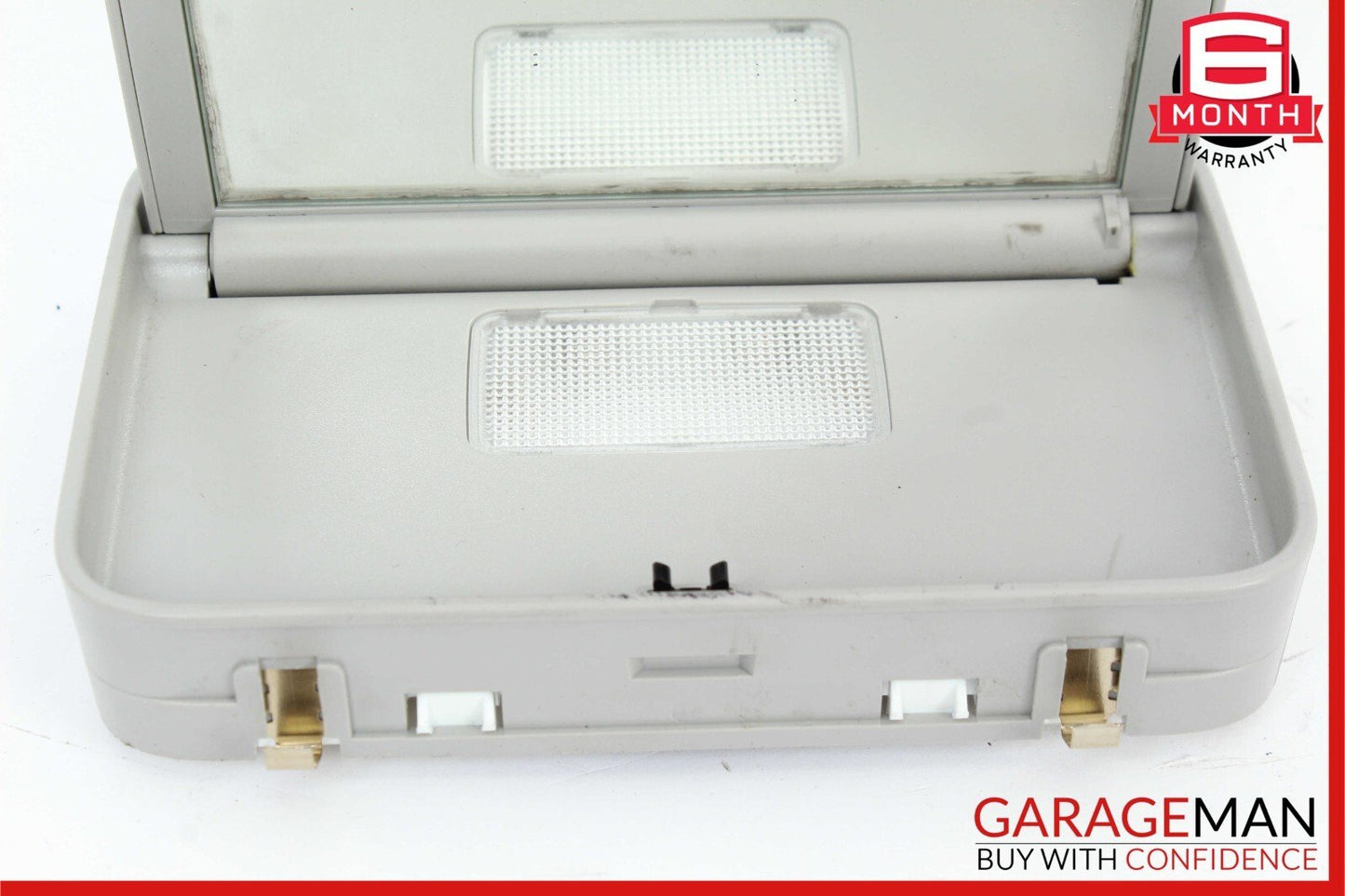 07-09 Mercedes W221 S450 S550 Rear Overhead Vanity Mirror Grey 2218101817 OEM