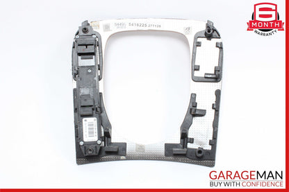 03-06 Mercedes W220 S430 S500 Front Center Console Shifter Bezel Trim Cover Wood
