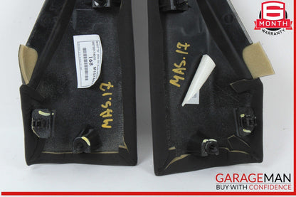 14-20 Maserati Ghibli Rear Right and Left Side Upper C Pillar Cover Trim Panel