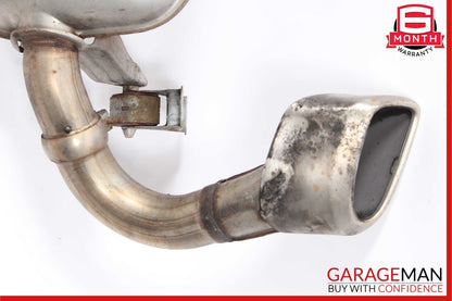 08-10 Porsche Cayenne 957 Complete Exhaust Muffler Tips Pipe Assembly OEM