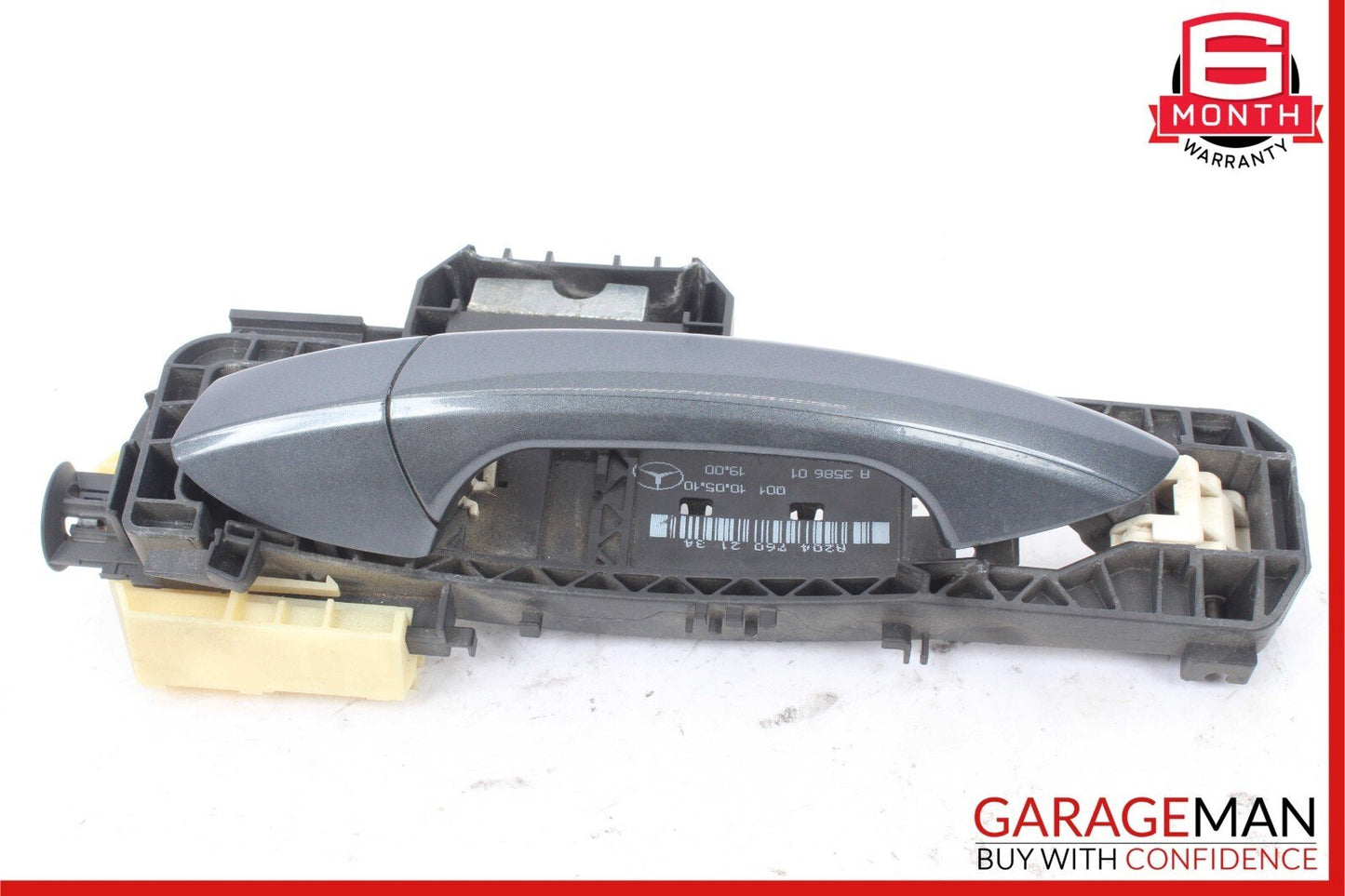 10-13 Mercedes W212 E350 E550 Rear Left Exterior Door Handle Tenorite Gray OEM