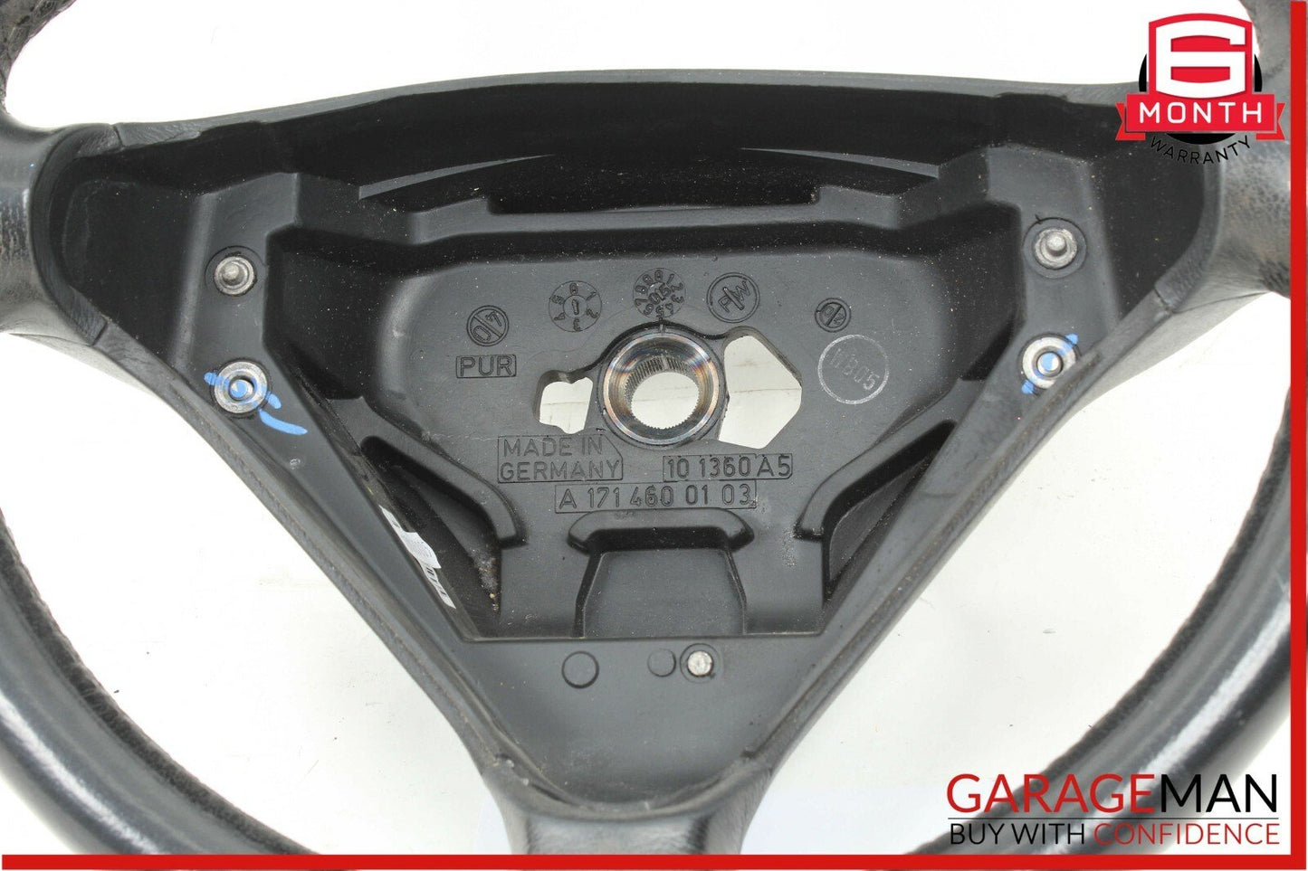 05-08 Mercedes R171 SLK280 C350 C230 Sport 3 Spoke Steering Wheel Black OEM