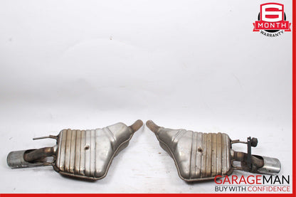 07-09 Mercedes W221 S600 S550 AMG Sport Rear Exhaust Muffler Tips Set of 2 Pc