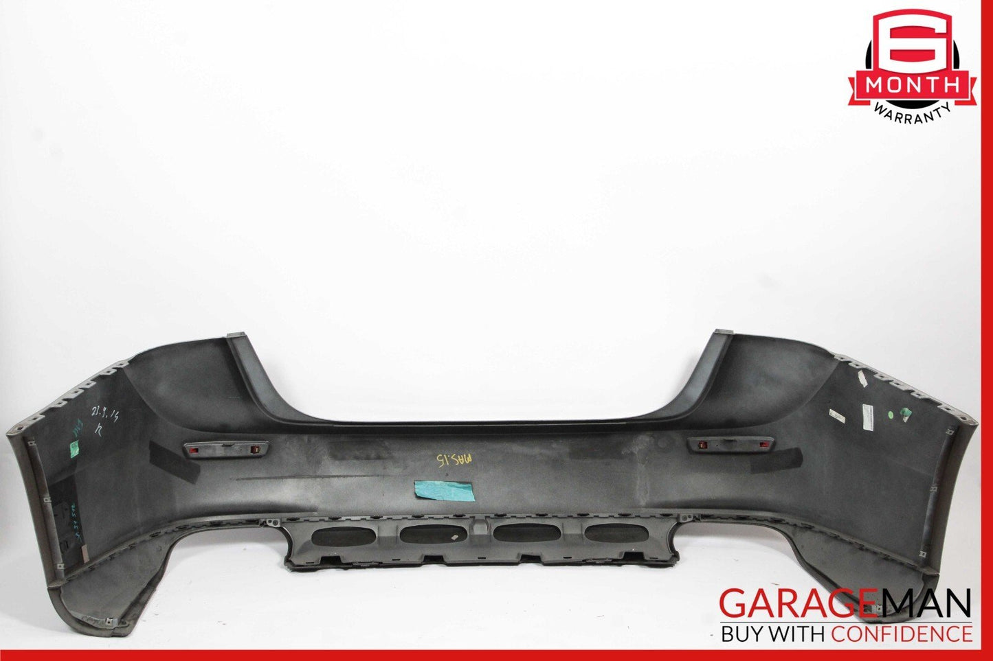 14-17 Maserati Ghibli M157 Rear Bumper Cover Panel Silver OEM