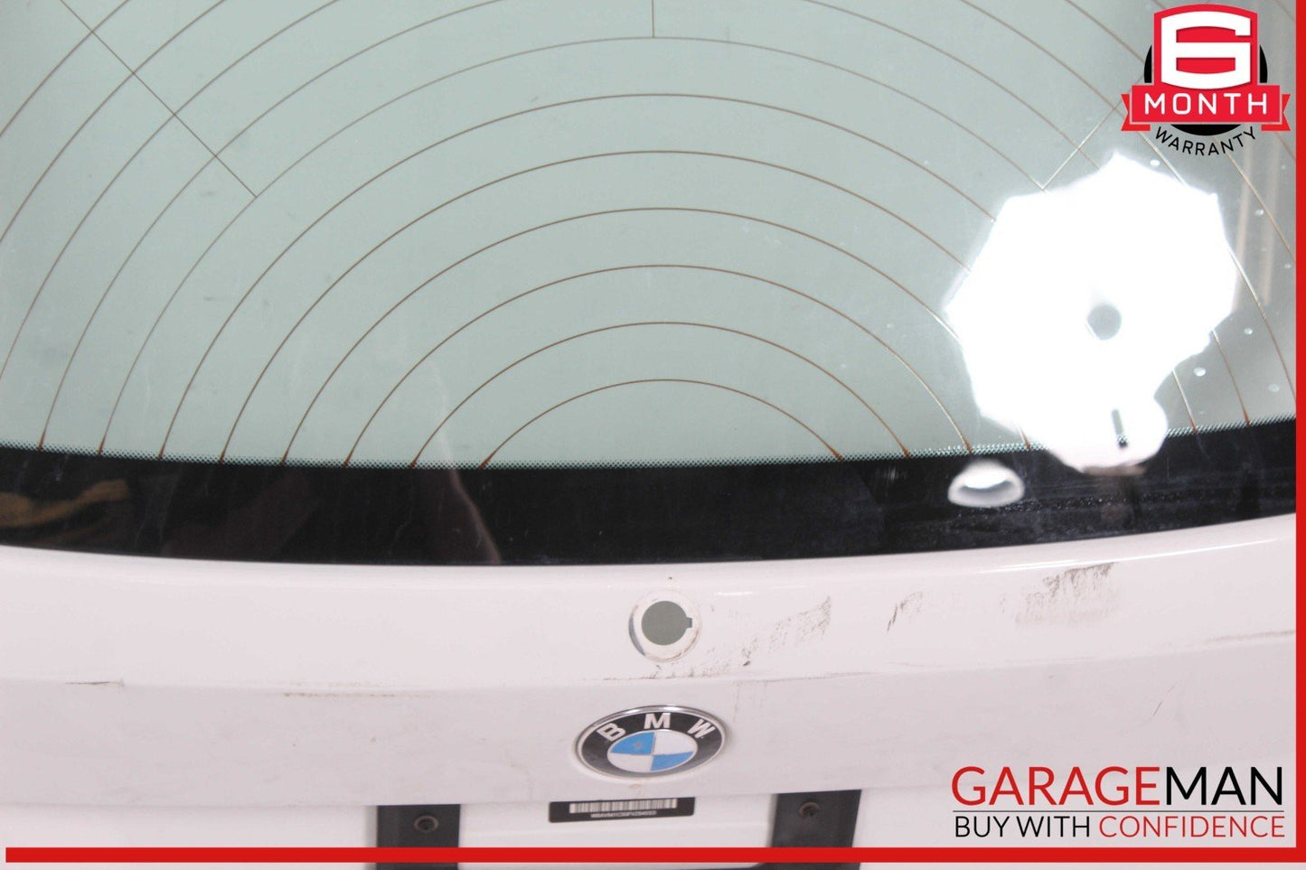 12-15 BMW X1 E84 Trunk Hatch Lid Tailgate Assembly White OEM