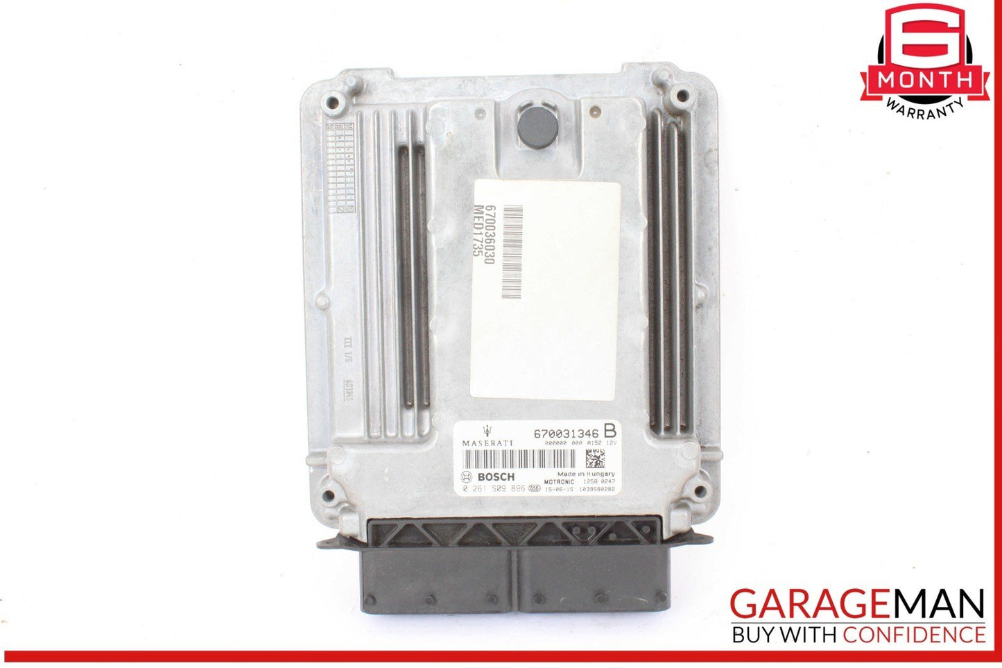 14-17 Maserati Ghibli ECU ECM Engine Computer Control Module Unit OEM