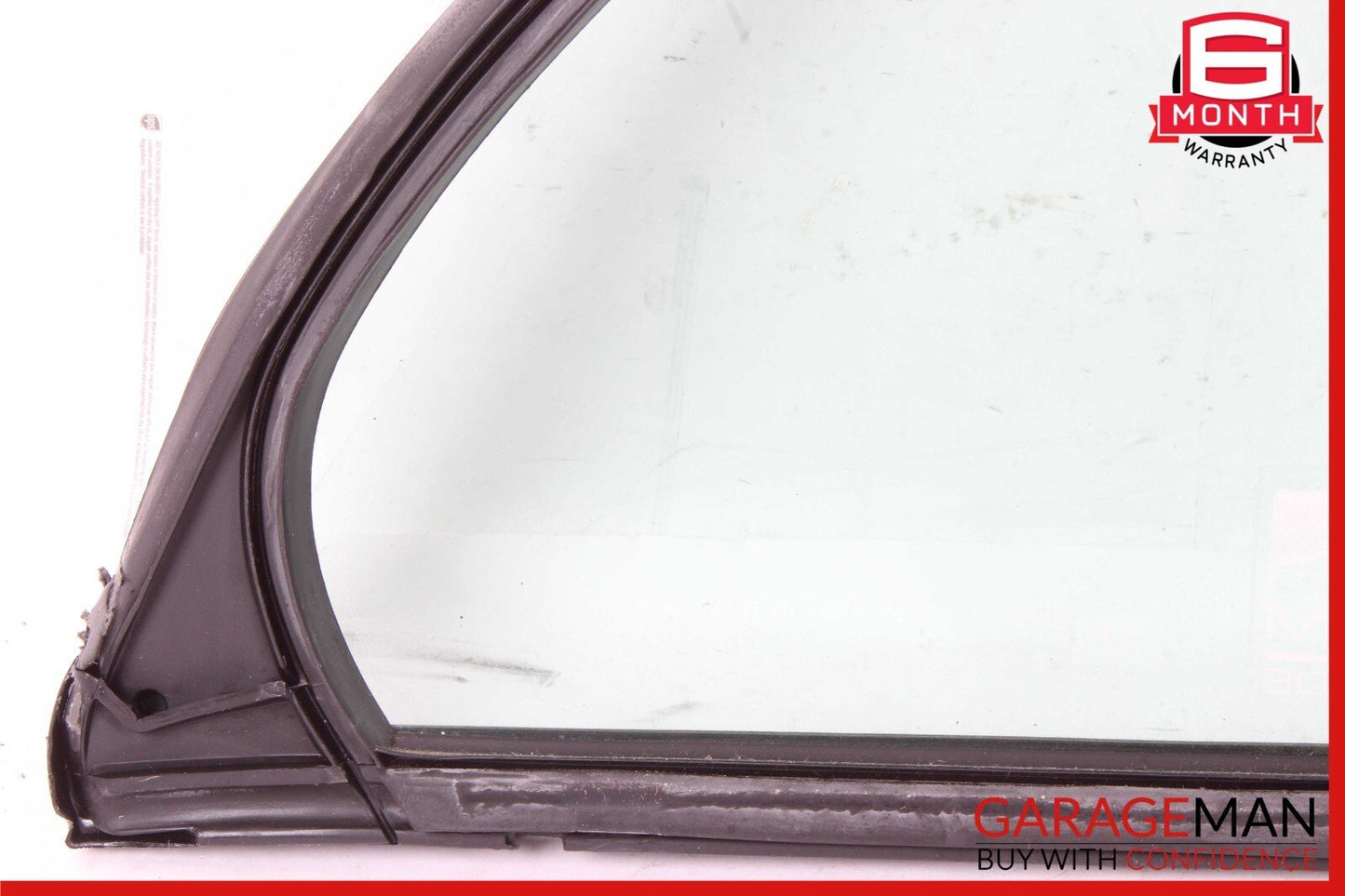 94-00 Mercedes W202 C230 Rear Left Passenger Side Door Quarter Window Glass OEM