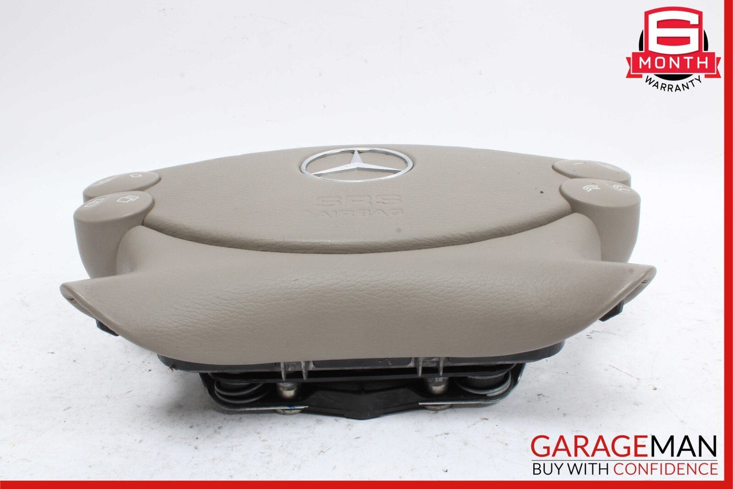 03-12 Mercedes SL500 E550 G500 G55 AMG Steering Wheel Airbag Air Bag Beige