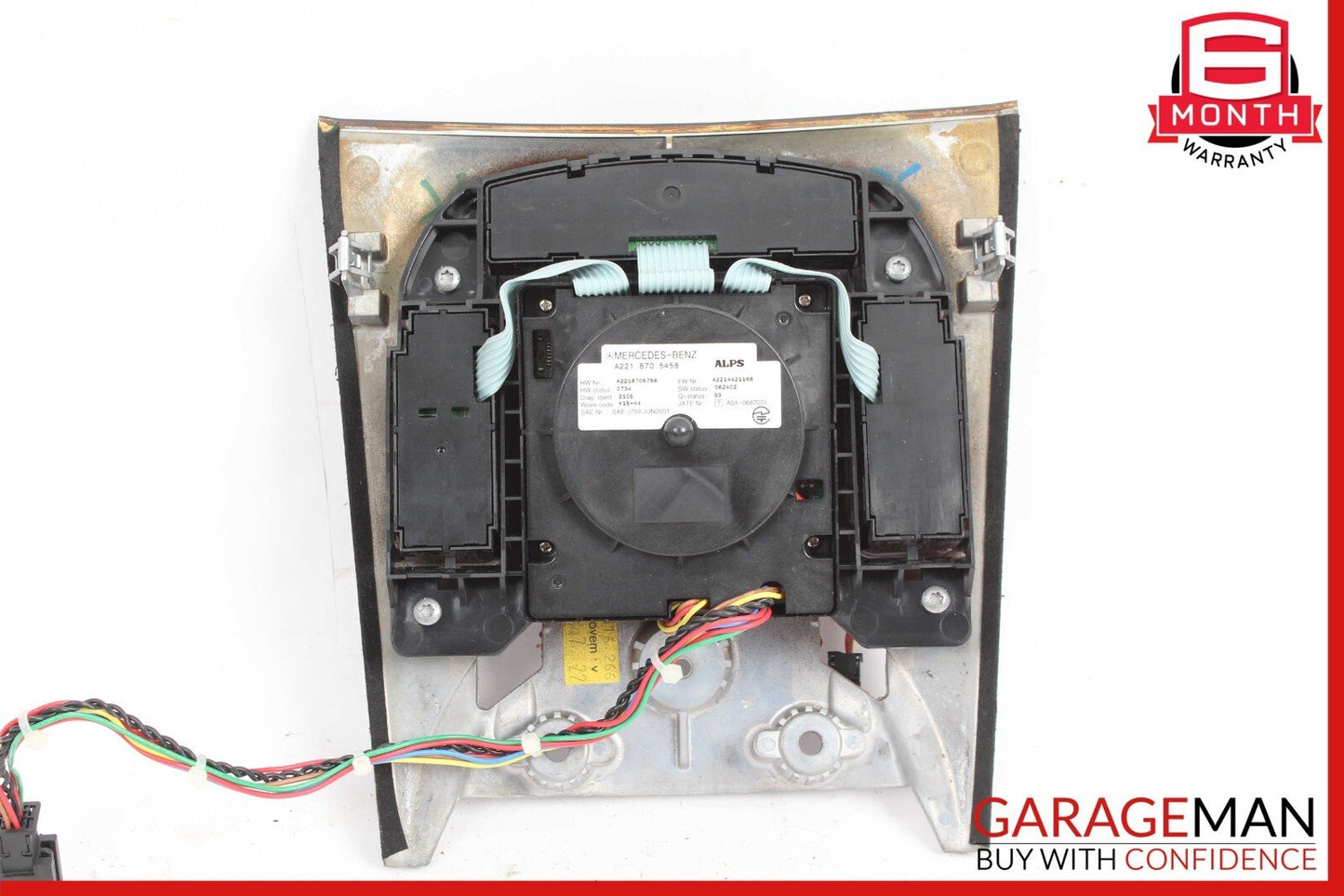 07-09 Mercedes W216 CL550 Center Console Multi Function Switch Control Knob Assy