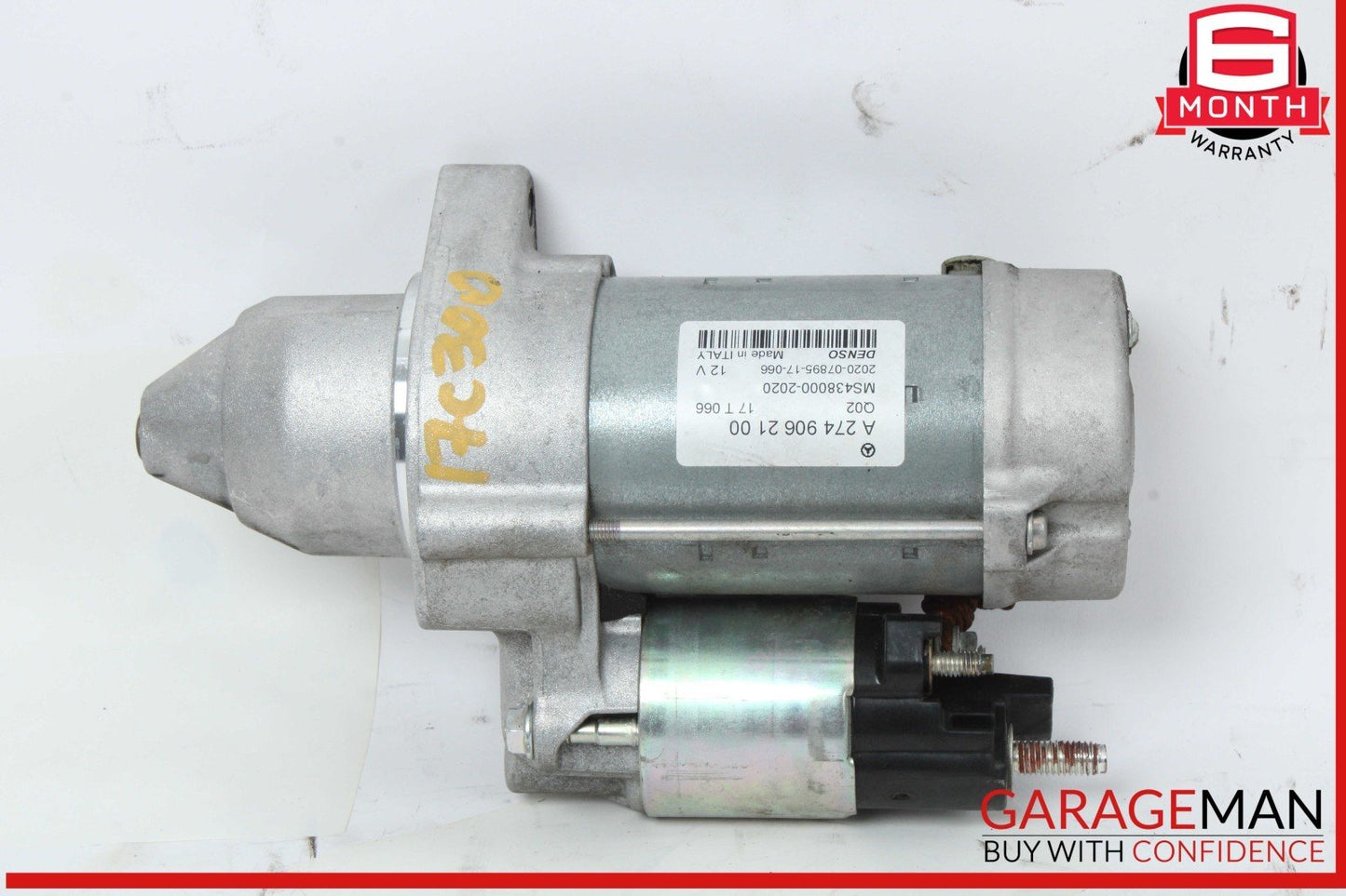 15-20 Mercedes W205 C300 GLC300 DENSO Engine Starter Motor 2749062100 OEM