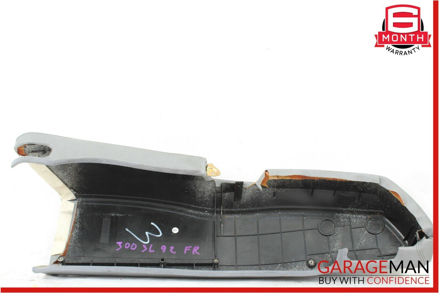 90-95 Mercedes R129 SL300 500SL Left Driver Side Seat Cover Panel Trim Gray OEM
