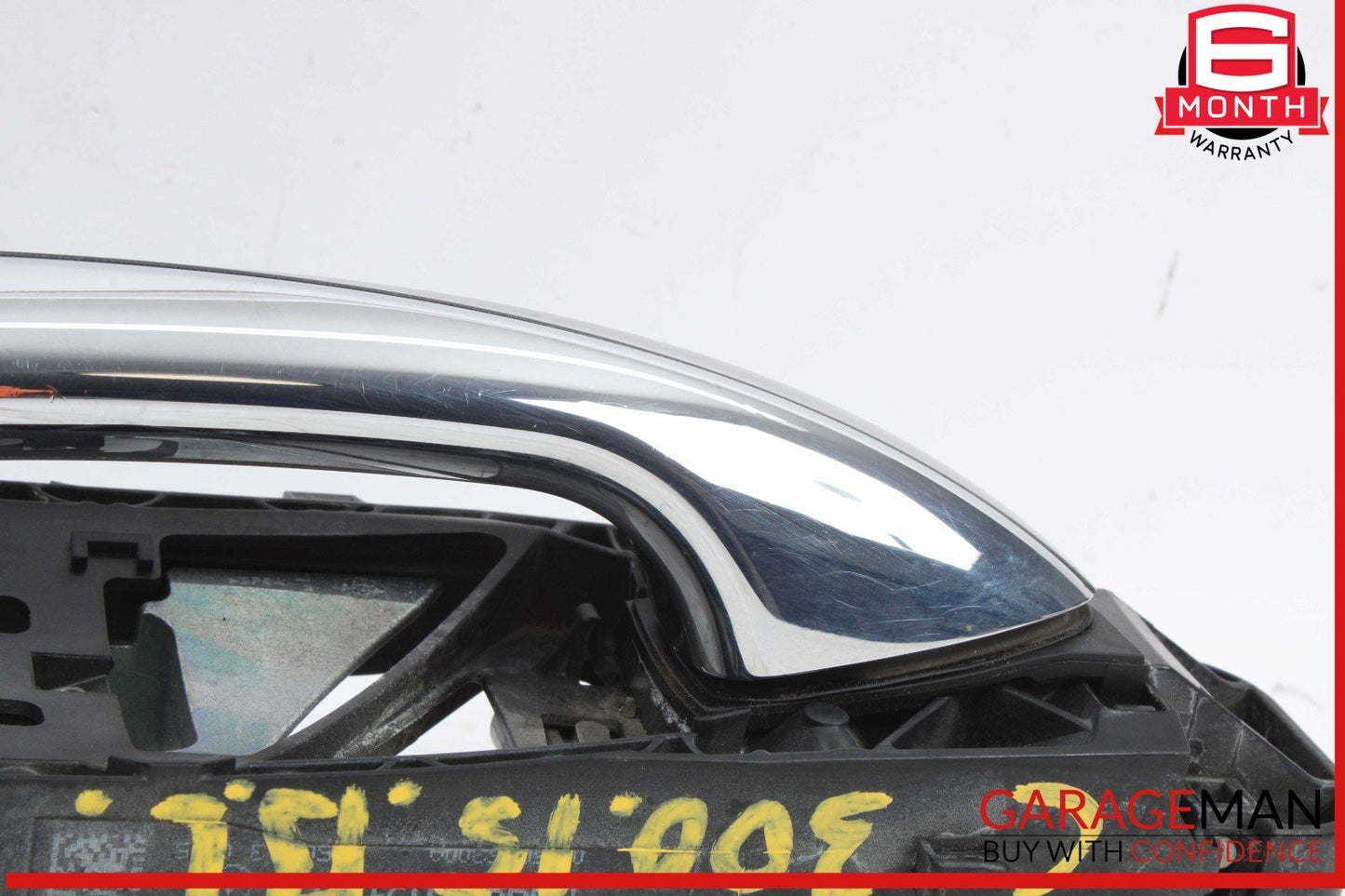 15-20 Mercedes W205 C300 4MATIC Rear Left Side Exterior Door Handle Gray OEM
