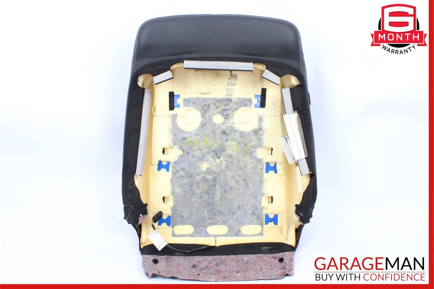 07-12 Mercedes X164 GL450 Front Right Side Top Upper Seat Cushion Cover Black