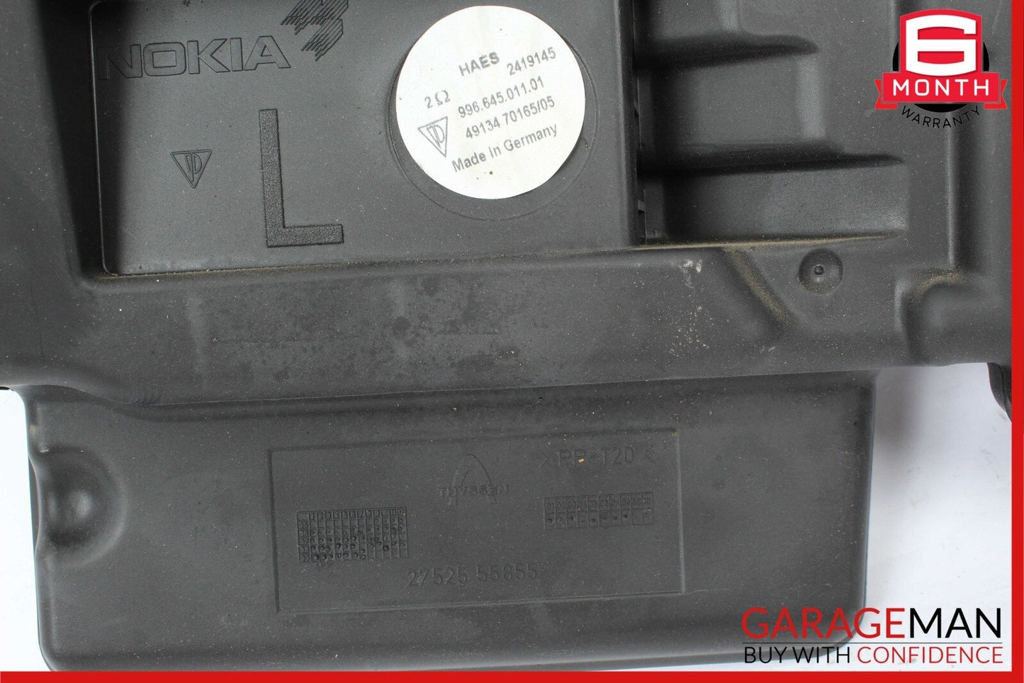 97-04 Porsche Boxster 986 Front Left Side Door Sound Audio Speaker Woofer Box