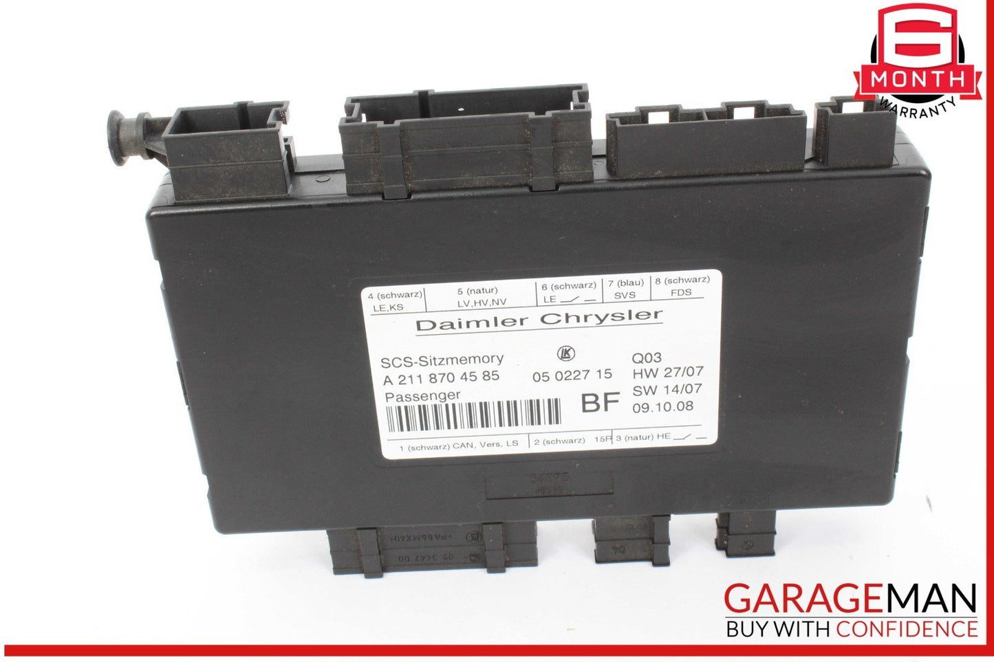 03-12 Mercedes W211 E350 CLS550 ML350 Front Right Seat Control Module OEM