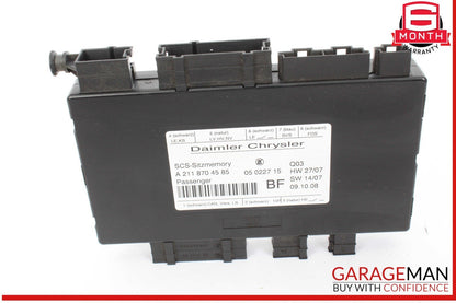 03-12 Mercedes W211 E350 CLS550 ML350 Front Right Seat Control Module OEM