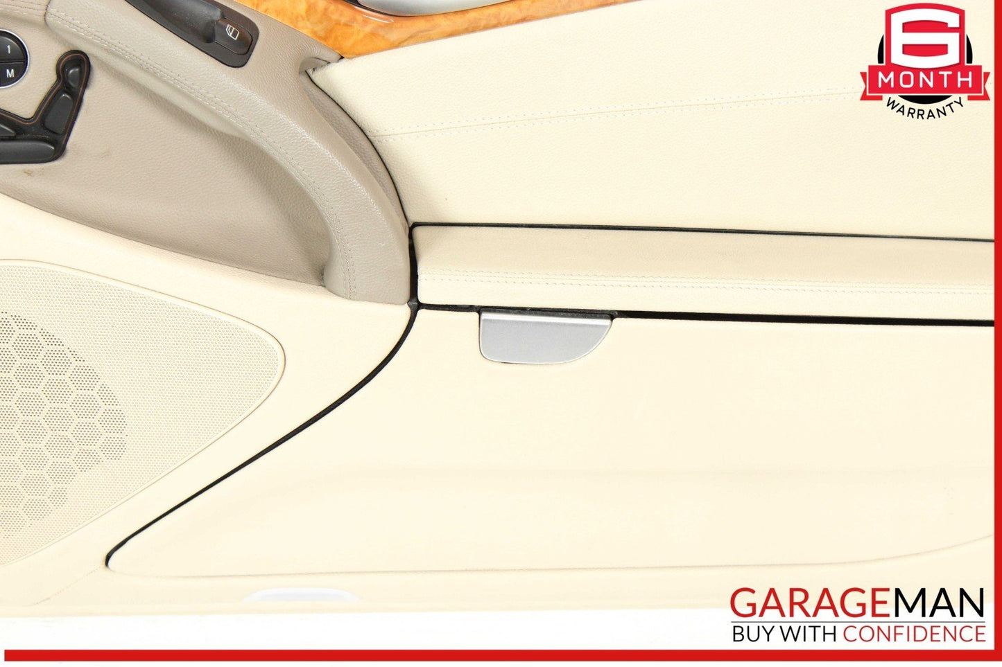 03-06 Mercedes R230 SL500 SL55 AMG Front Right Interior Door Panel Beige OEM