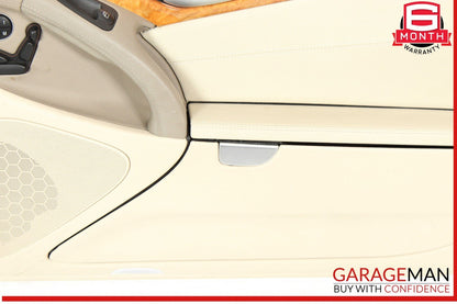 03-06 Mercedes R230 SL500 SL55 AMG Front Right Interior Door Panel Beige OEM