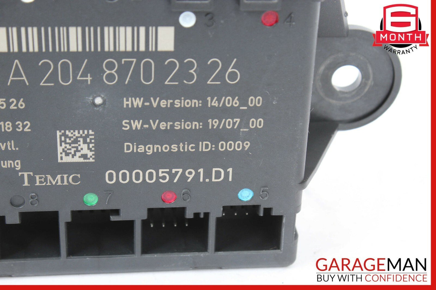 08-14 Mercedes W204 C300 C350 C63 AMG Rear Left Side Door Controller Module Unit