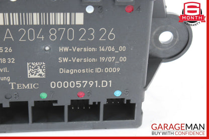 08-14 Mercedes W204 C300 C350 C63 AMG Rear Left Side Door Controller Module Unit