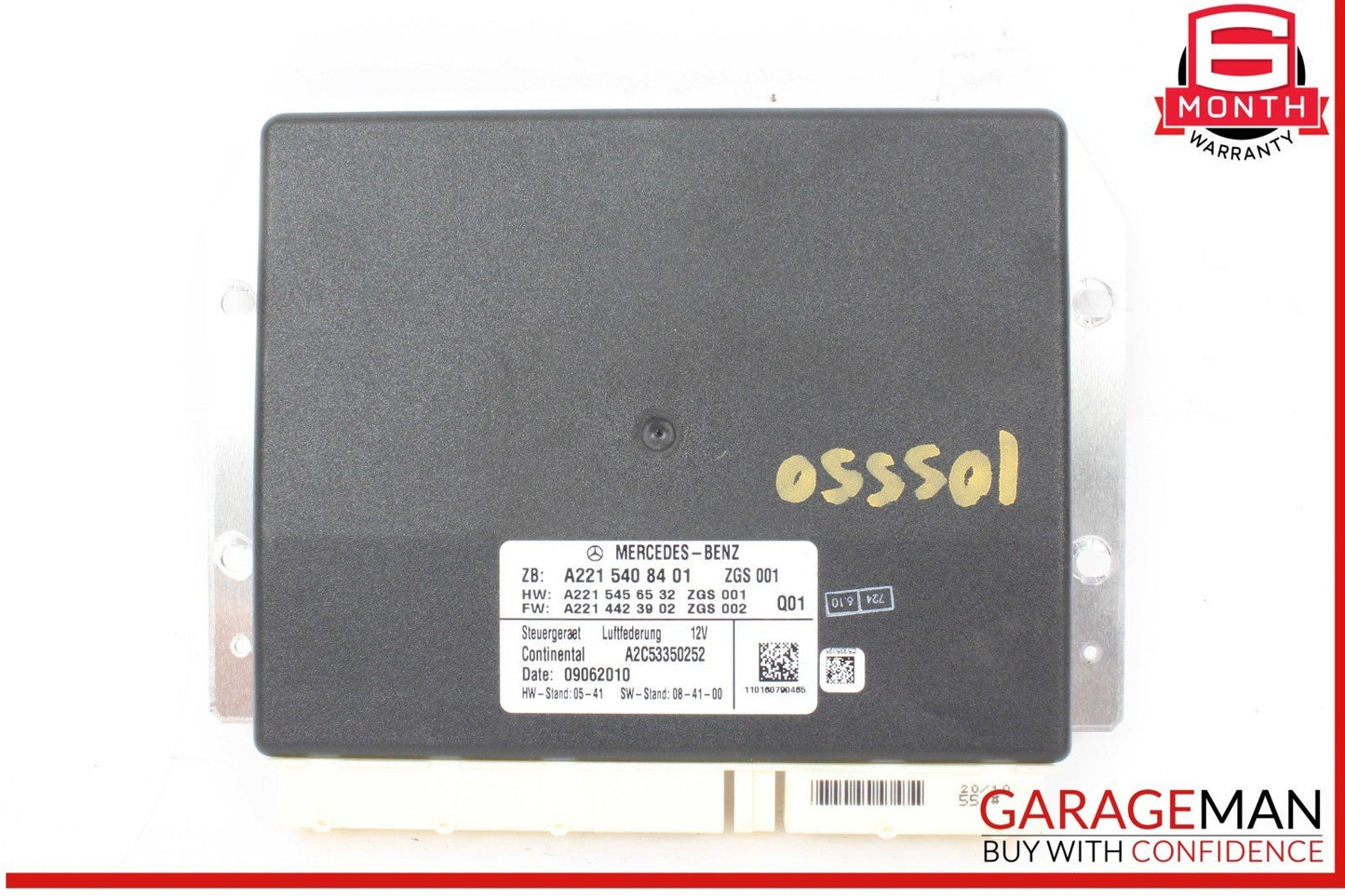 07-14 Mercedes W221 S550 CL550 Air Airmatic Suspension Control Module Unit OEM