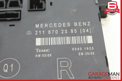 03-09 Mercedes W211 E350 E550 Front Right Passenger Door Control Module Unit OEM