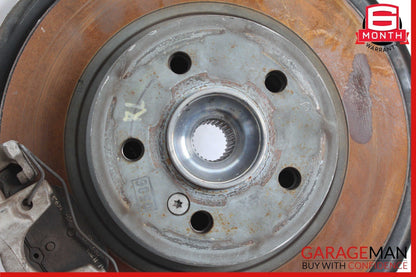 08-15 Mercedes W204 C250 Rear Left Spindle Knuckle Hub Bearing w/ Brake Rotor