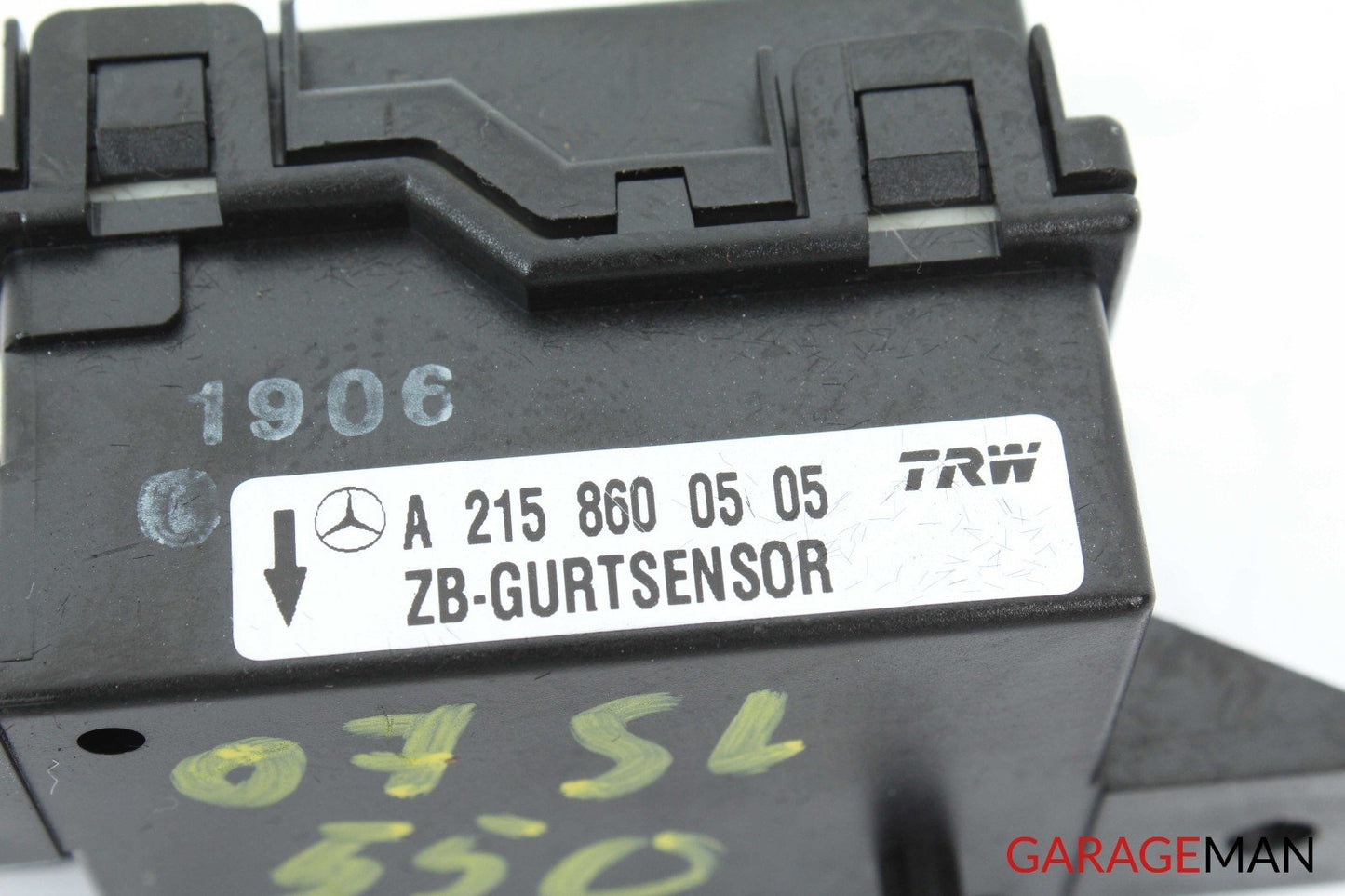 00-11 MERCEDES R230 SL500 SEATBELT SEAT BELT TENSION SENSOR MODULE OEM